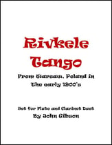 Rivkele Tango set for Flute and Clarinet Duet P.O.D. cover